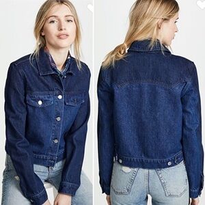 BLDWN Baldwin Sonic Jean Jacket Dark Wash Size S